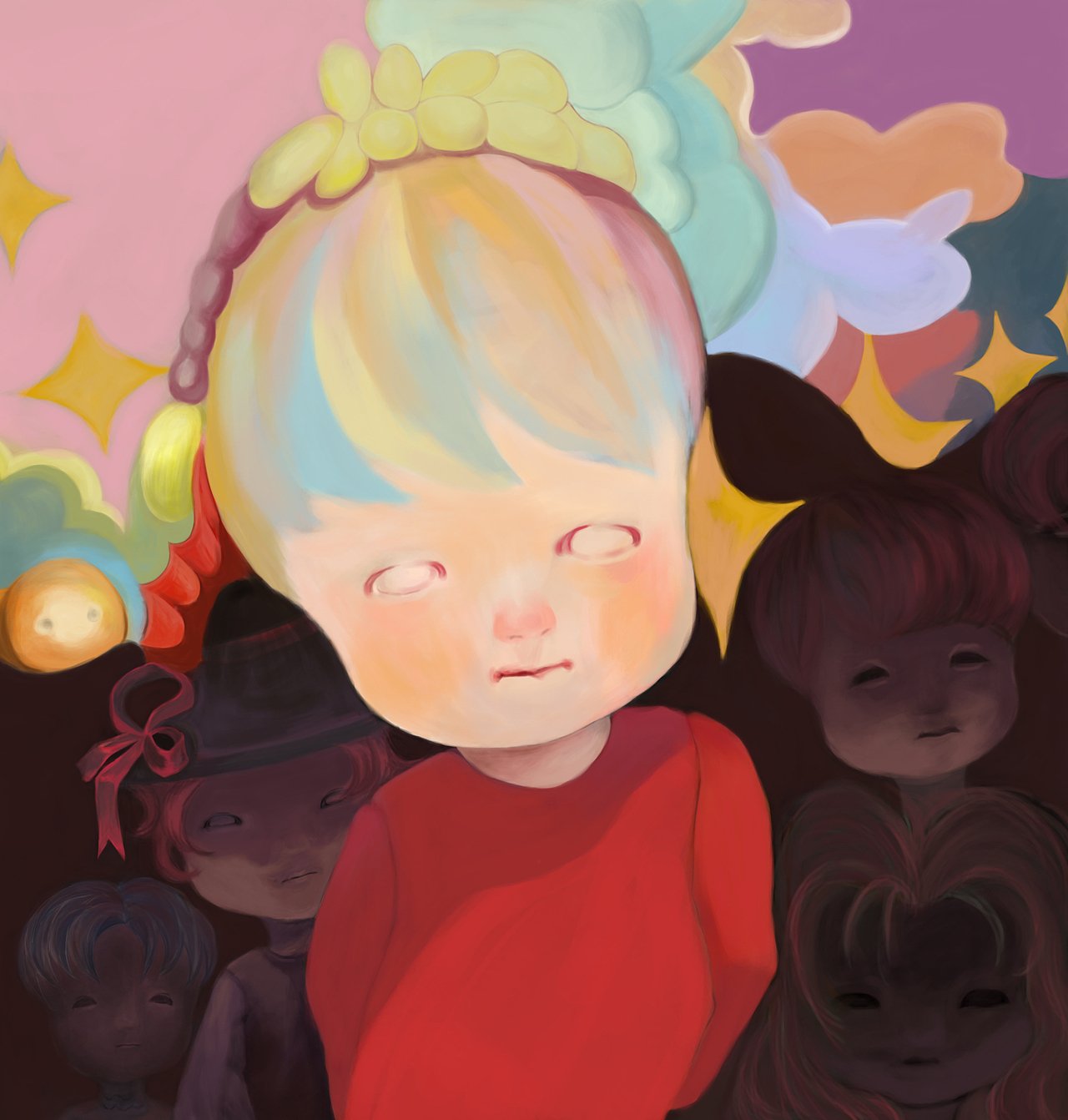 阴郁风格系列插画（图ZNzczNjY1MTI=） - 创作习作 - 站酷设计师大面包爱吃棒棒糖原创素材 - 站酷ZCOOL