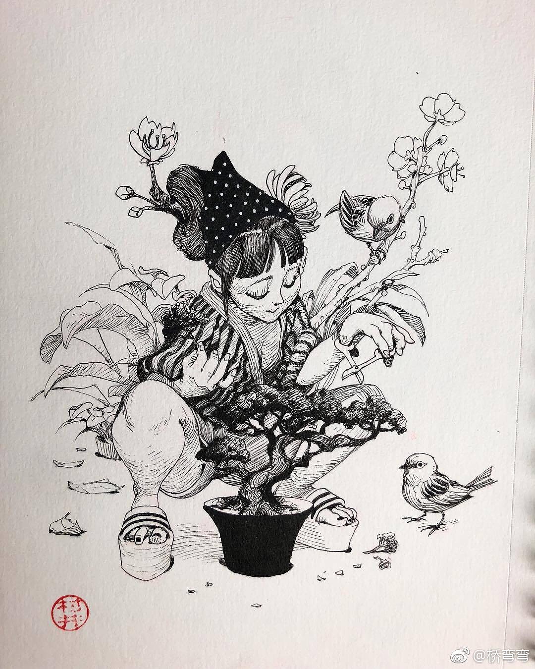 村井人物线稿（图ZMTg0OTc4MzY4） - 概念设定 - 站酷设计师孙艳军原创素材 - 站酷ZCOOL