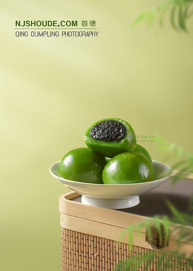 五星级饭店的青团还是我制作（图ZMzUzMzE3MTA4） - 美食摄影 - 站酷设计师宝姐的手艺活原创素材 - 站酷ZCOOL
