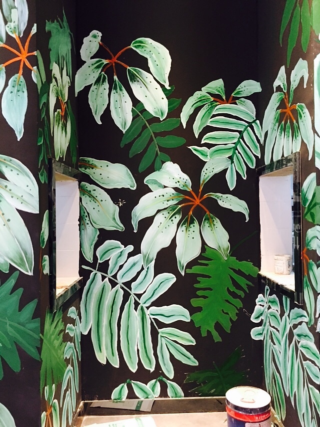 植物 墙绘