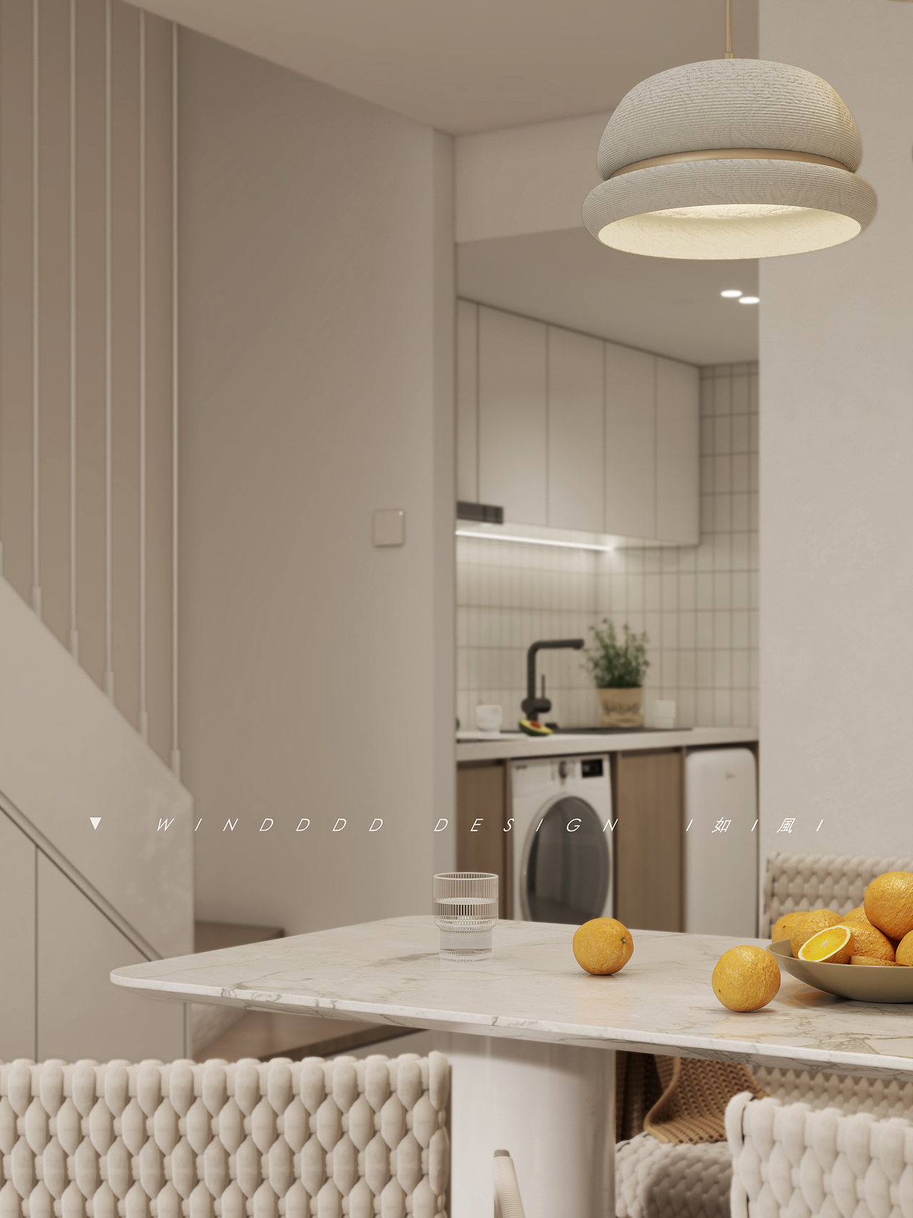 ▼ WIND作品集 ▎奶油系LOFT公寓（图ZMzA3Mjc4NzUy） - 家装设计 - 站酷设计师一个风子原创素材 - 站酷ZCOOL