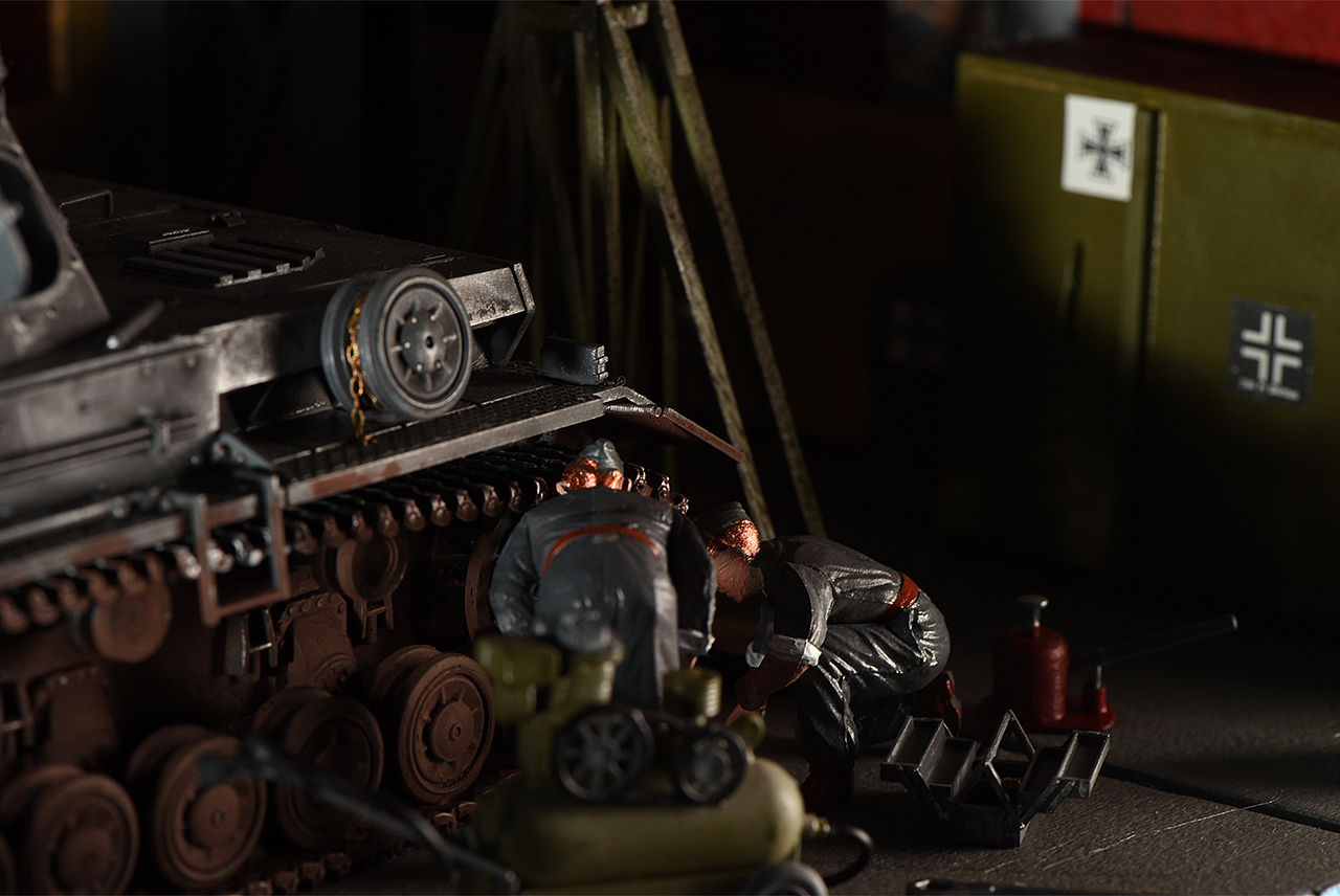 德国二战汉堡坦克仓库—DIY改造机舱(定格动画)