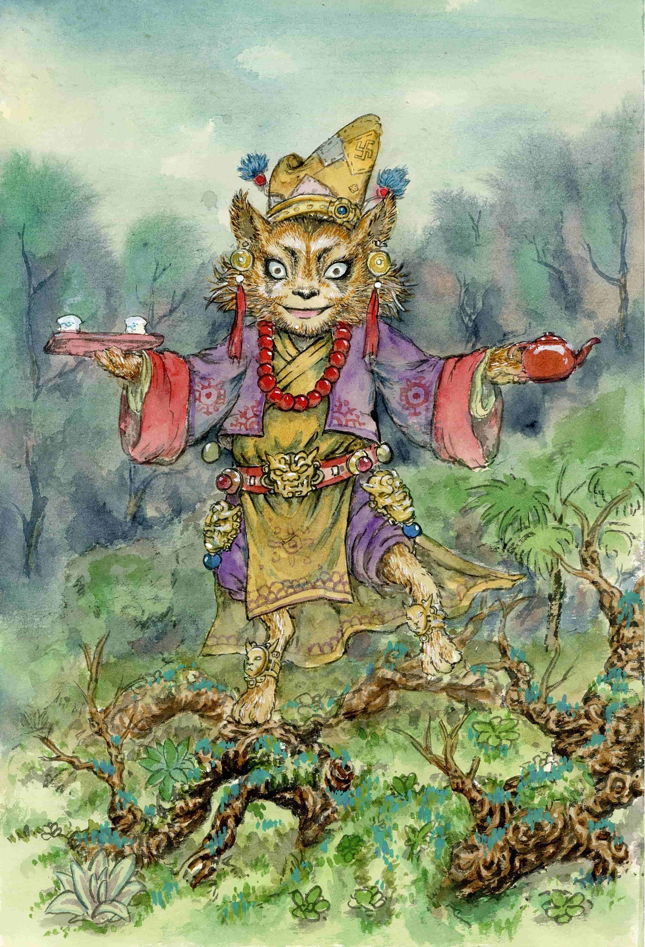 擅长变化,而且比狐和狸手段更高明.