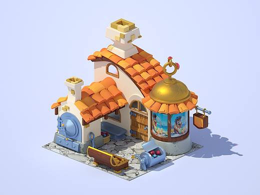 C4D场景建模练习