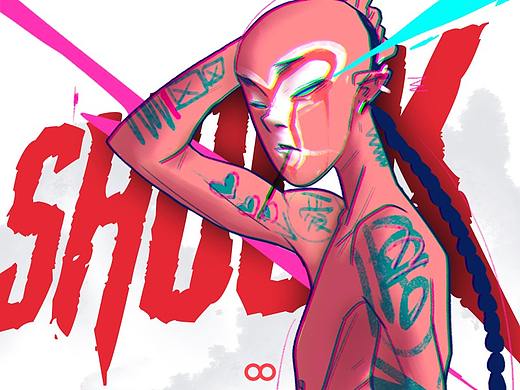 柴霖霖插画作品-SHOCK-上半年局部