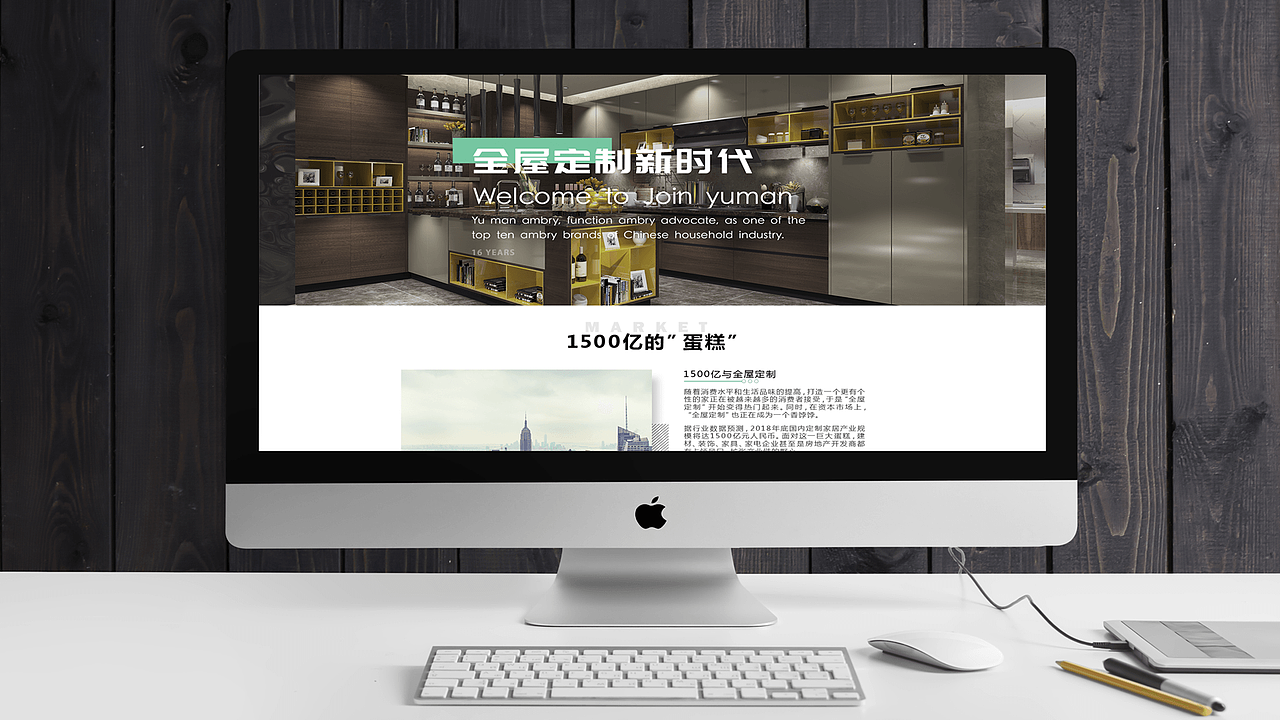 网页设计-招商加盟页面
