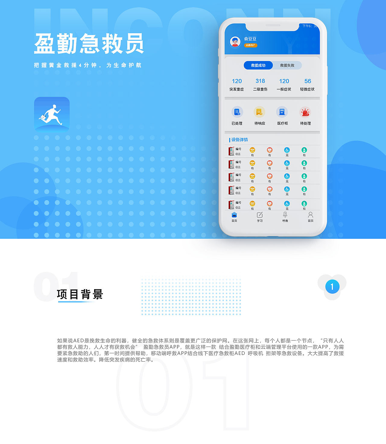 盈勤急救员APP（图ZMTk5MjQ5MzYw） - APP界面 - 站酷设计师小小元宝原创素材 - 站酷ZCOOL