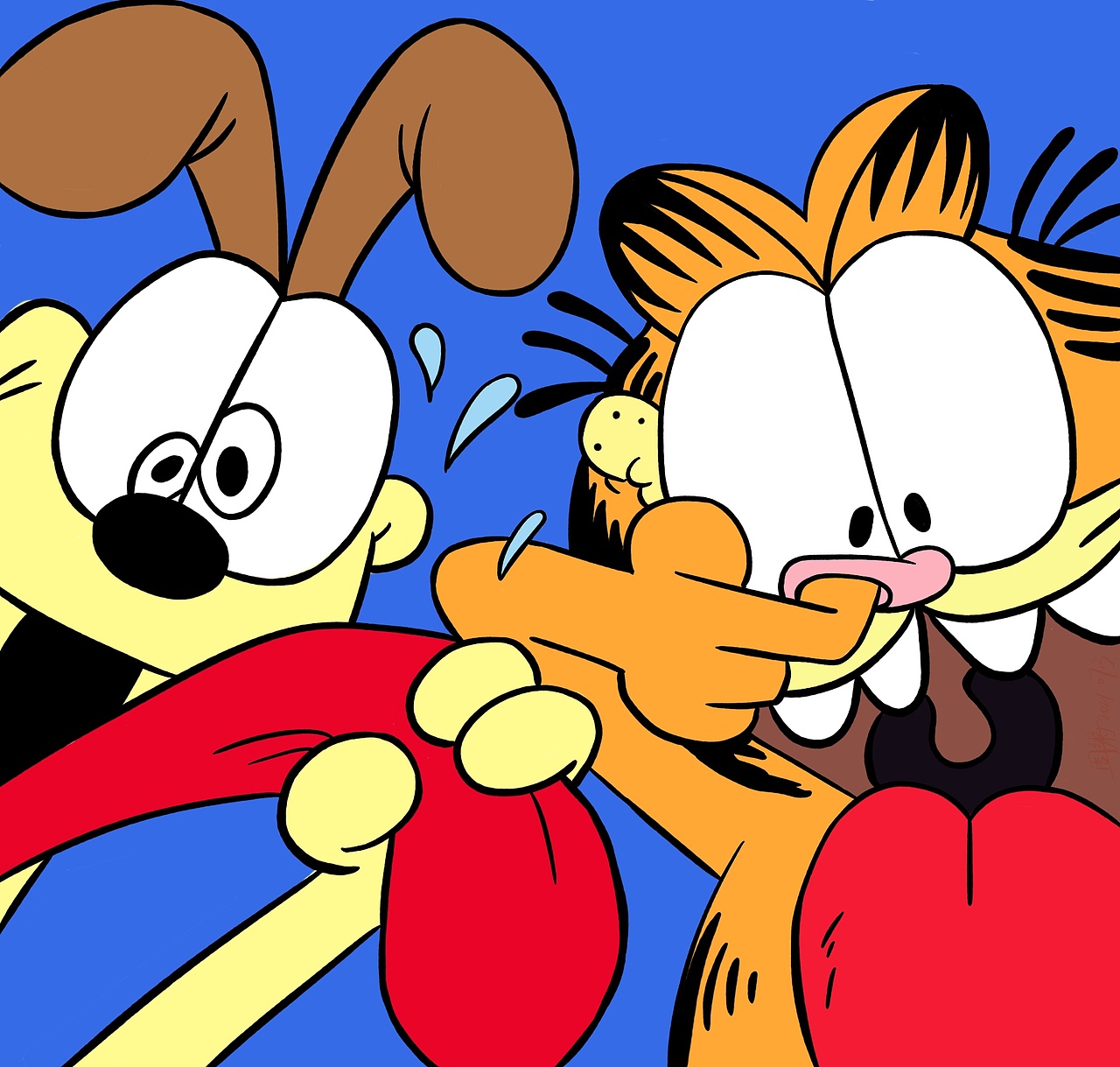 超喜欢的加菲猫（图ZMjYyNDU2MjEy） - 创作习作 - 站酷设计师周粥阿原创素材 - 站酷ZCOOL