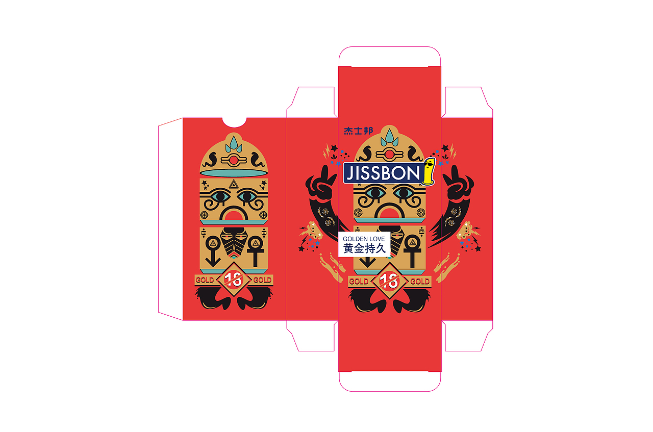 杰士邦黄金持久-埃及风情|平面|包装|ghost_格鲁斯_原创作品-站酷