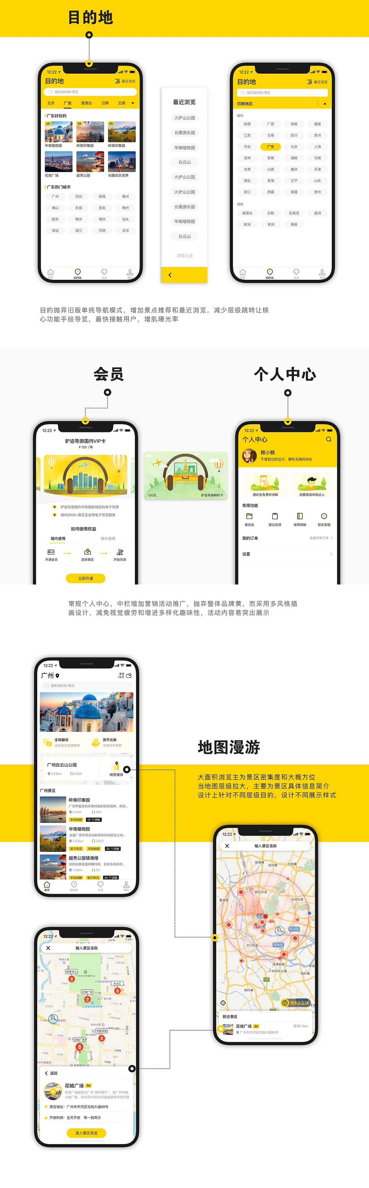 旅游智慧导览UI设计