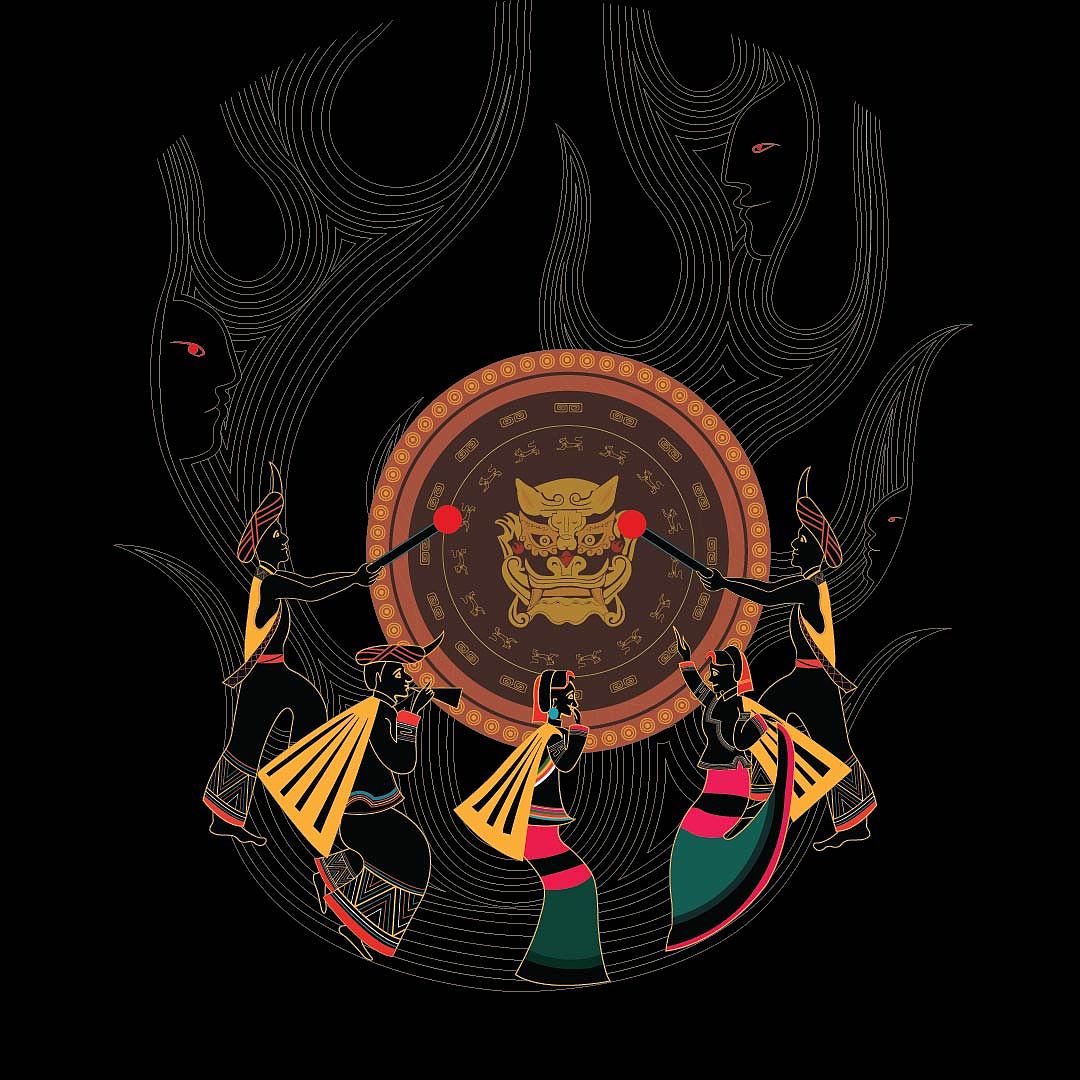 2020年毕业设计作品《彝火——彝族火把节》