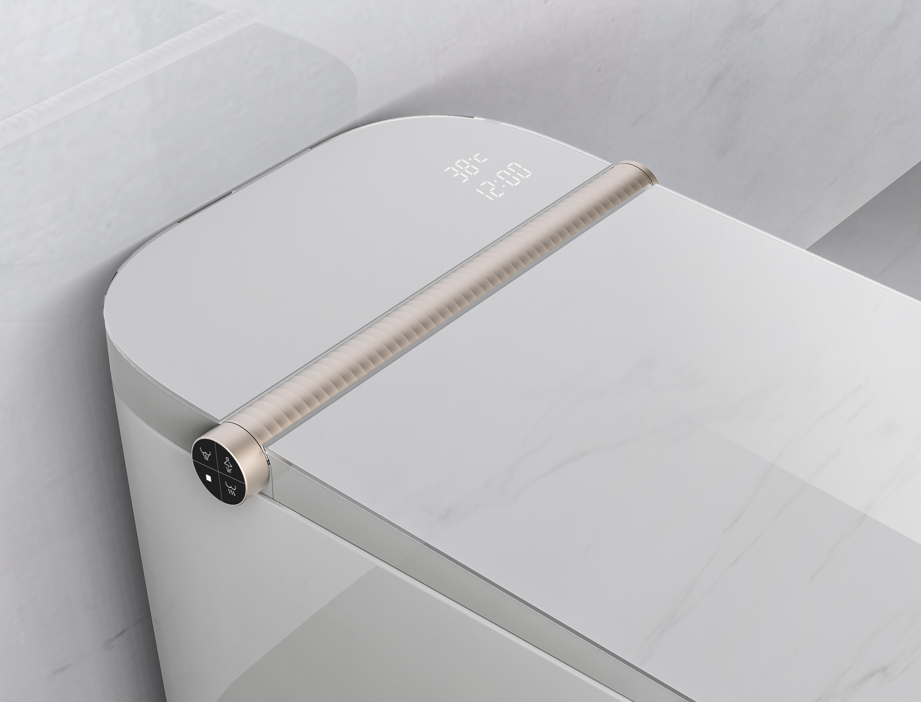 高端简约智能马桶设计