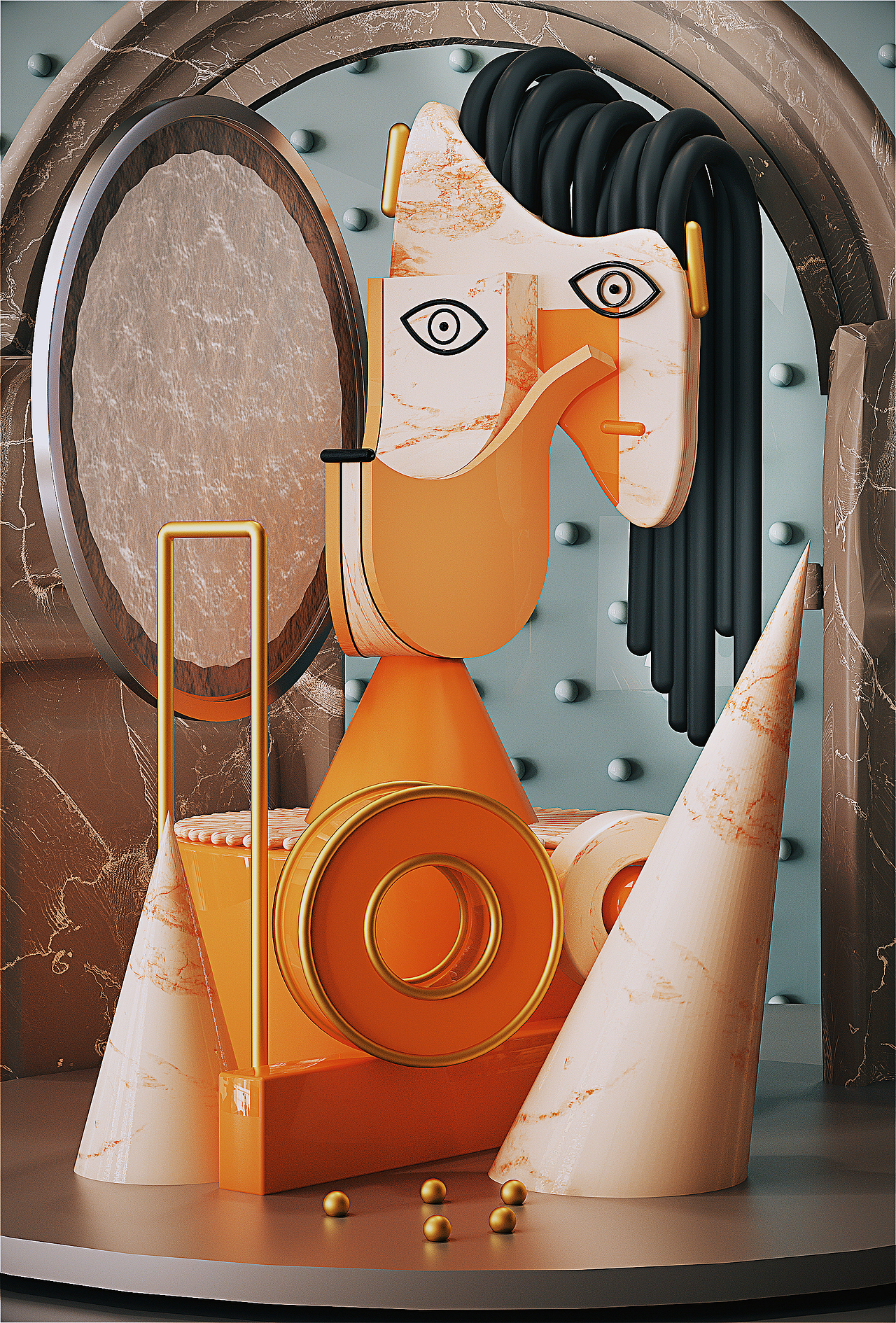 浮生近段时间的练习作品（2021/5-6）（图ZMjYwODU2OTA0） - 其他三维 - 站酷设计师行世浮生原创素材 - 站酷ZCOOL