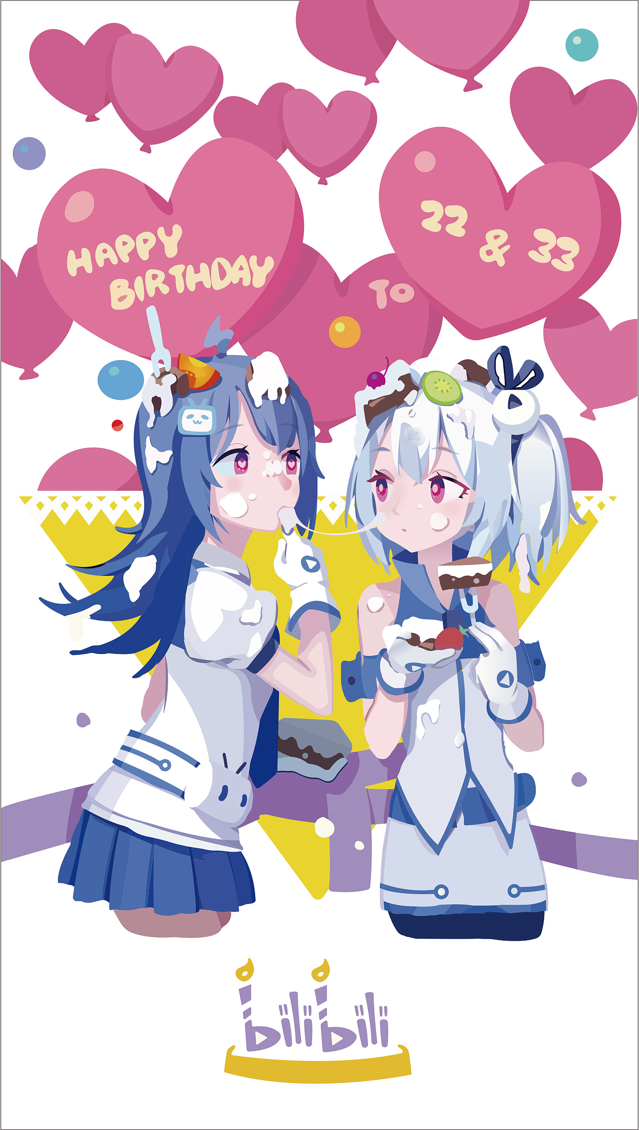 临摹的b站封面图 2233娘上海|设计爱好者乌丸千岁的妹汁4091604年前