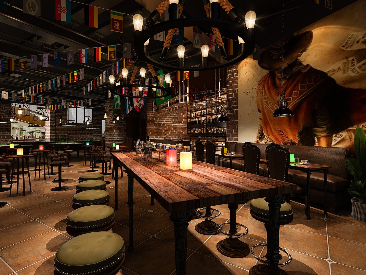 西部牛仔|空间|家装设计|陈文静123_原创作品-站酷zcool