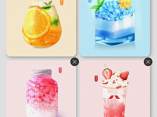 ipad版繪 | 一組水彩風(fēng)格的夏日飲品（個(gè)人主頁-ZNTI2MzcyOTI=） - 創(chuàng)作習(xí)作 - 站酷設(shè)計(jì)師包子de視覺屋原創(chuàng)素材 - 站酷ZCOOL