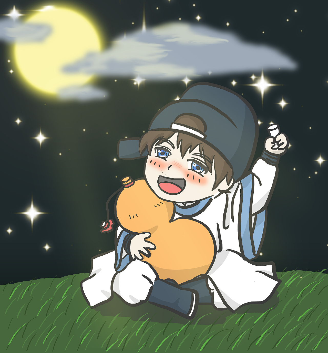 要是能重来,我要选李白|插画|创作习作|li_ao333