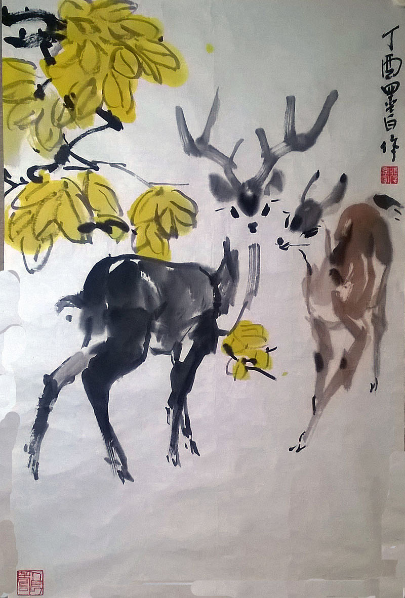 六顺图（图ZMTE5MTg5ODEy） - 艺术插画 - 站酷设计师画家张学军原创素材 - 站酷ZCOOL