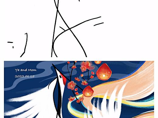 皎皎仙家鹤（个人主页-ZNTc1MjM2Mjg=） - 儿童插画 - 站酷设计师初见IrisZhang原创素材 - 站酷ZCOOL