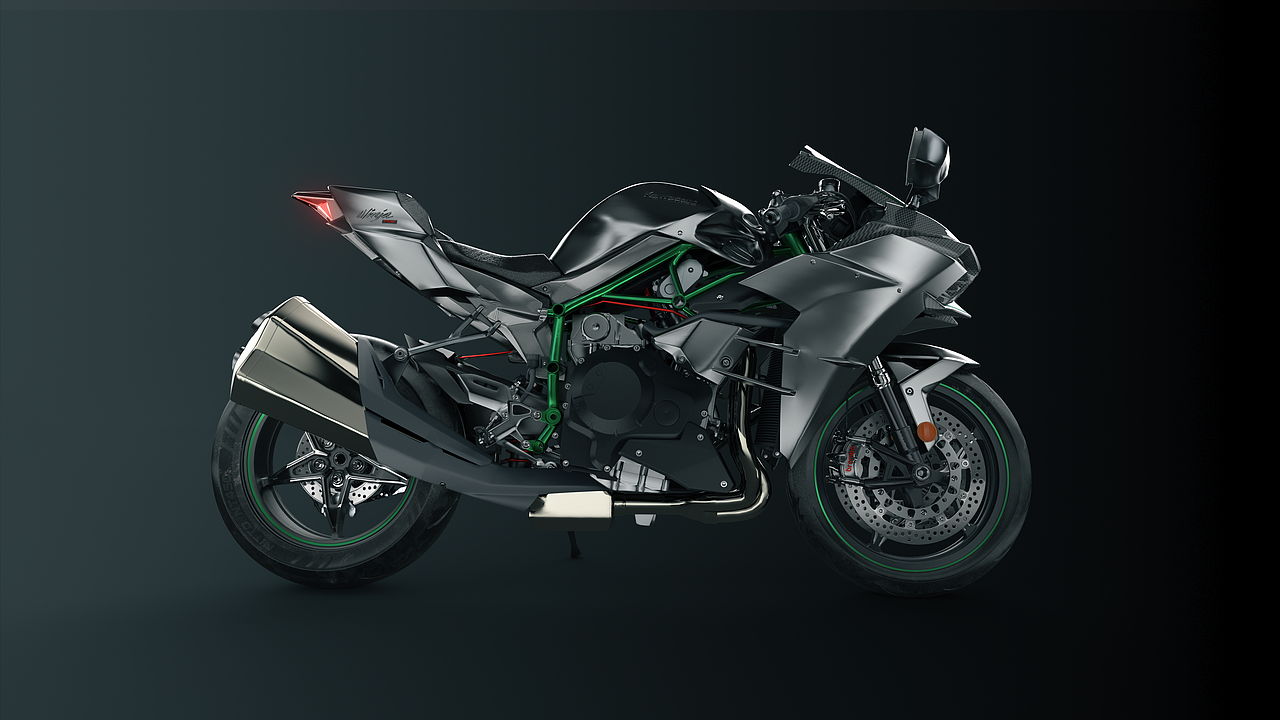 川崎ninjia h2 rendering