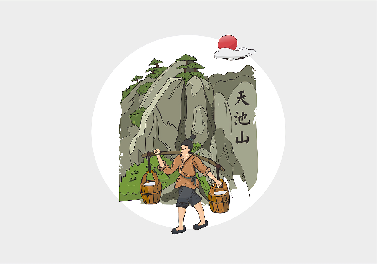 玉苓膳（酿酒流程图）（图ZMTQ5MTc5ODA4） - 商业插画 - 站酷设计师Alisa橙子原创素材 - 站酷ZCOOL