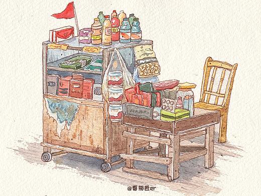 【水彩】人间烟火，最抚凡人心