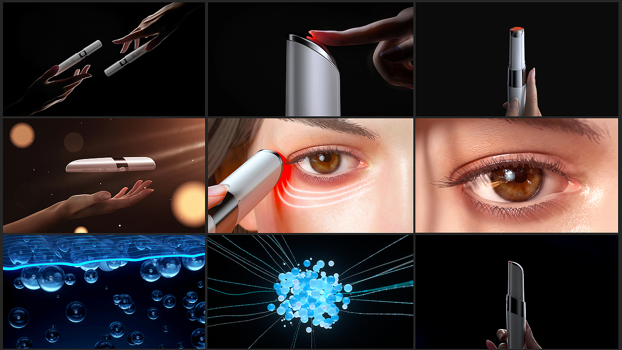NanoTime Beauty | 红蓝光美眼笔（图ZMjMwOTMwNDQ4） - 产品 - 站酷设计师归园田居张佳颖原创素材 - 站酷ZCOOL