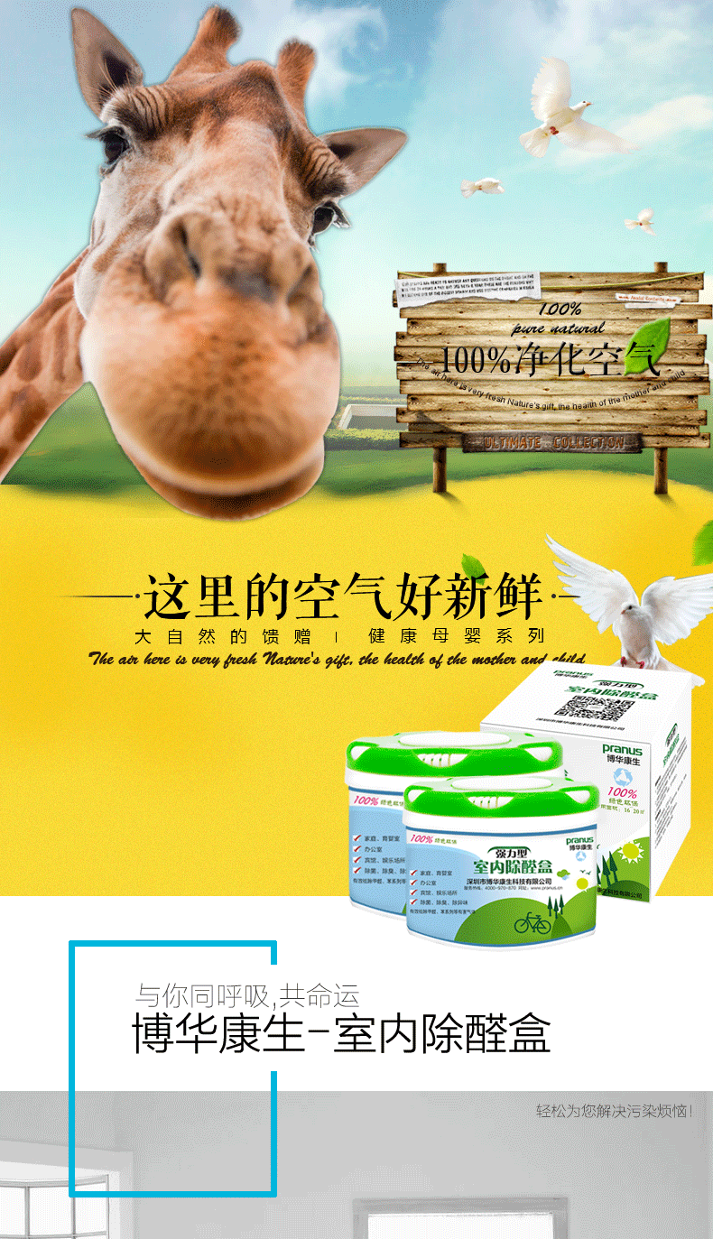 除醛产品详情页（图ZMjc3ODk2NzQ4） - 电商 - 站酷设计师何仙姑娘原创素材 - 站酷ZCOOL