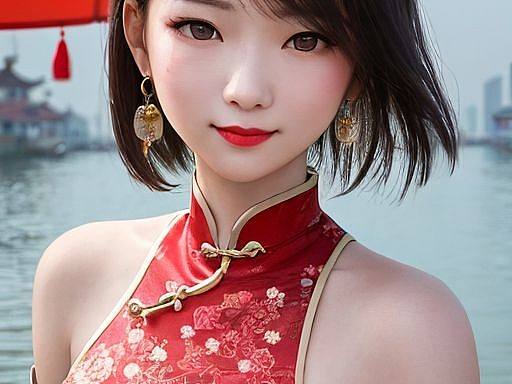 AI国风江南水乡打卡