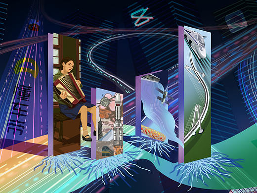 发展之路（个人主页-ZNDcxMTczNzI=） - 海报 - 站酷设计师鹿儿露原创素材 - 站酷ZCOOL