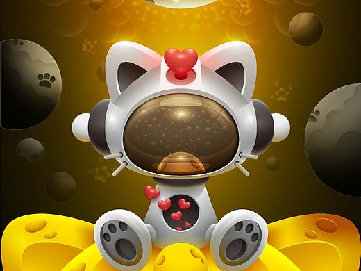 喵星球丨商業(yè)插畫丨IP（個(gè)人主頁-ZNTY3NTYxMTI=） - 商業(yè)插畫 - 站酷設(shè)計(jì)師裝睡兔原創(chuàng)素材 - 站酷ZCOOL