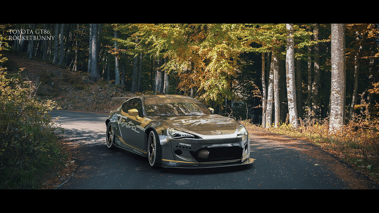 toyota gt86 rocketbunny - 丰田火箭兔宽体改装|三维|机械/交通|猫王