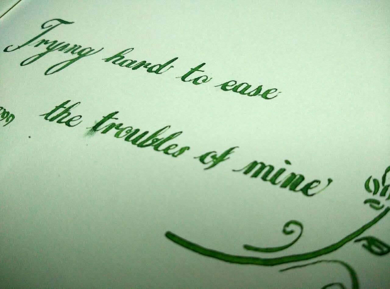 书写一片天地——英文花体字