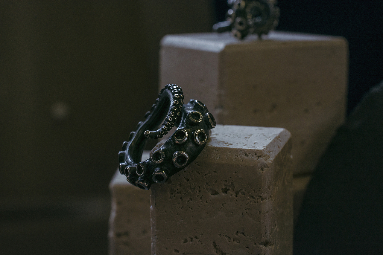 章魚x獅子造型系列 戒指x吊墜（圖ZMTYxNjE2NDI4） - 產(chǎn)品攝影 - 站酷設(shè)計(jì)師Dim750原創(chuàng)素材 - 站酷ZCOOL