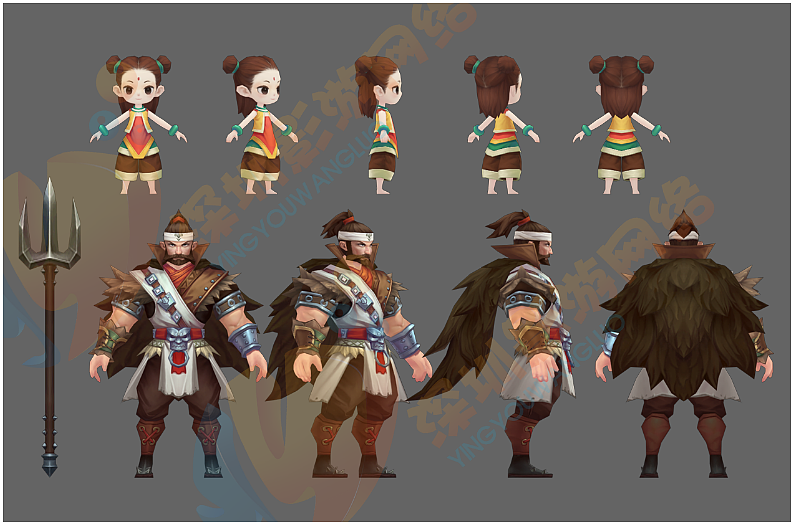 3D角色（图ZNDgxMDU5NDA=） - 其他 - 站酷设计师Hongxiuyan原创素材 - 站酷ZCOOL