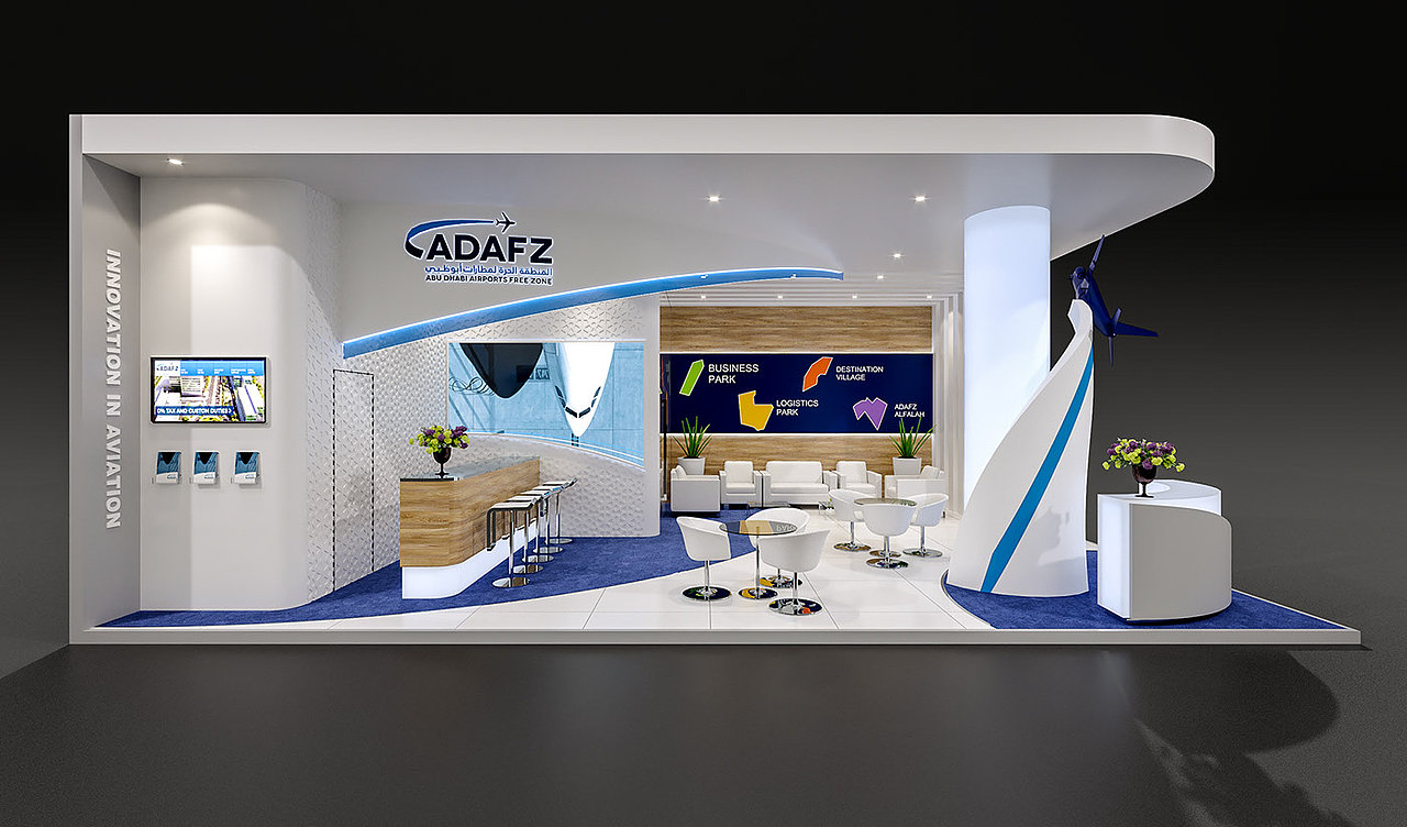 飞机展位（图ZMTc5Mjc3OTQw） - 其他三维 - 站酷设计师设计狮Ming原创素材 - 站酷ZCOOL