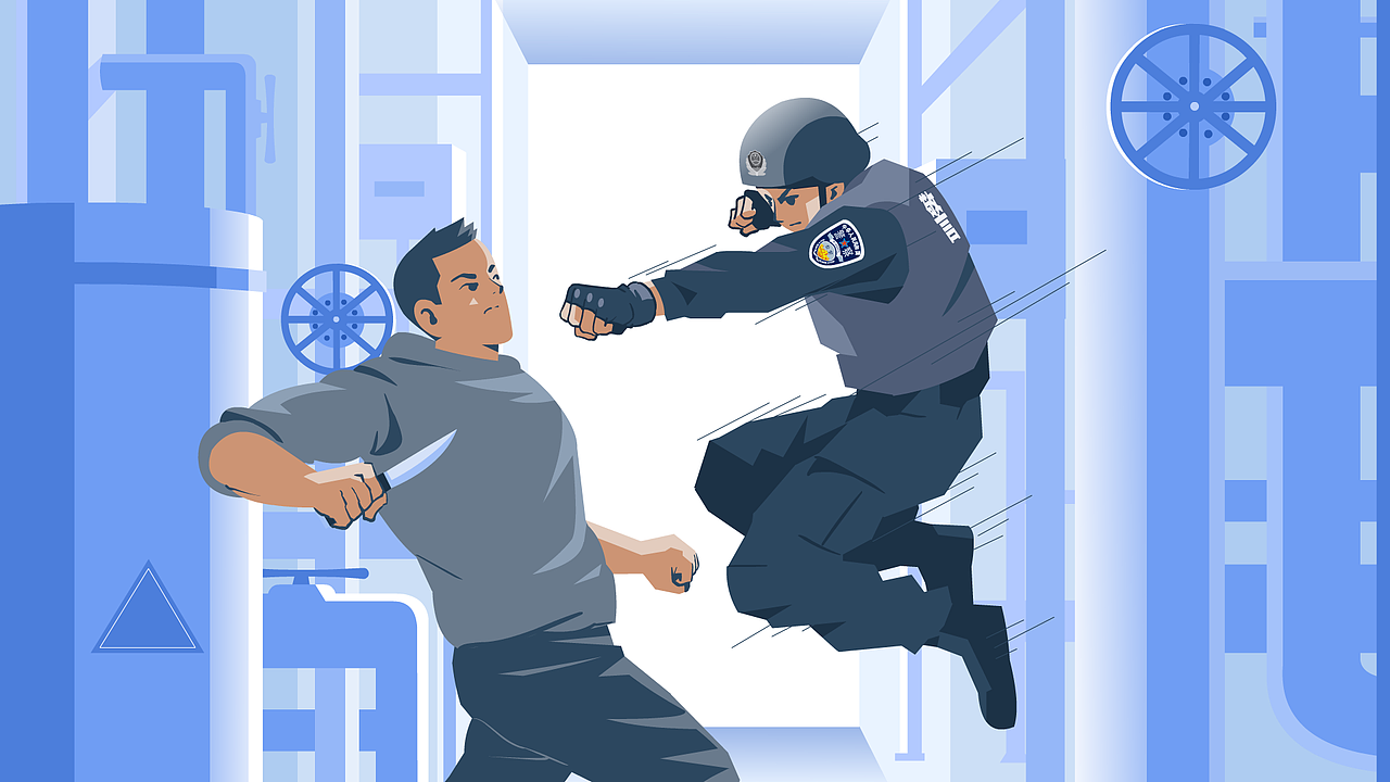 中国人民警察节发布会开场动画