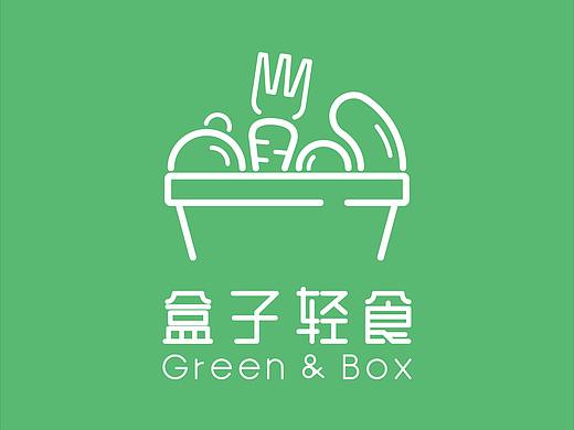盒子轻食品牌LOGO设计