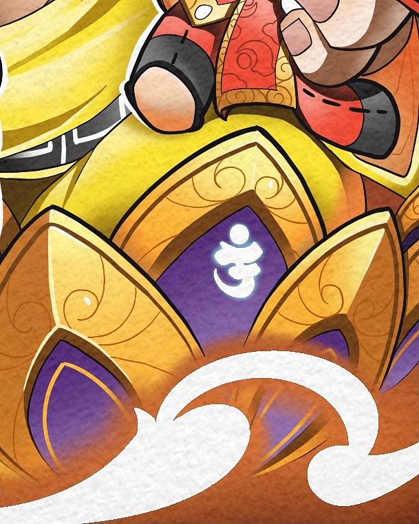 如来佛祖🙏🏼（图ZMjYxMTc0MDQw） - 儿童插画 - 站酷设计师正一琴绣原创素材 - 站酷ZCOOL