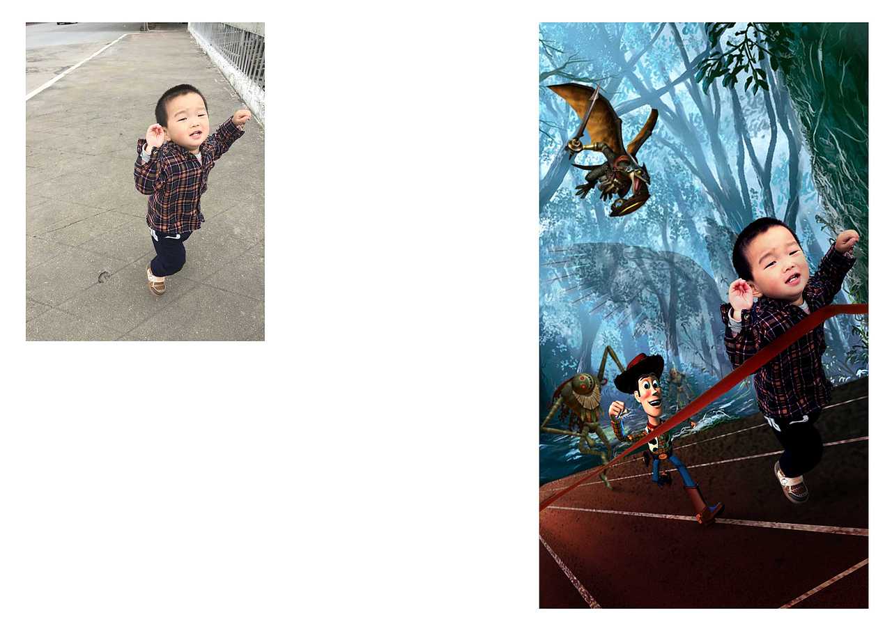 早前做的一些儿子的屏保（图ZNzU4MzEzMzI=） - 海报 - 站酷设计师_Y_Y_原创素材 - 站酷ZCOOL