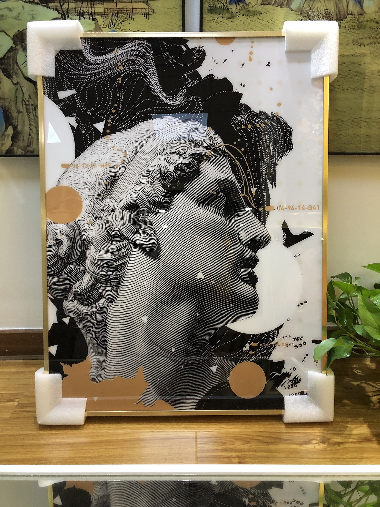 乾唐晶瓷画展示