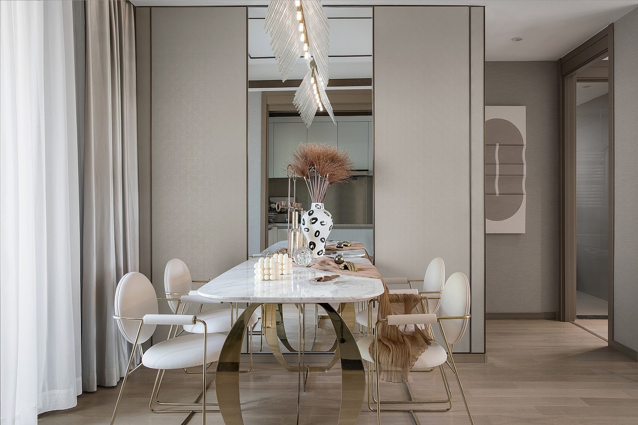 一见倾心,法式优雅轻奢样板间!