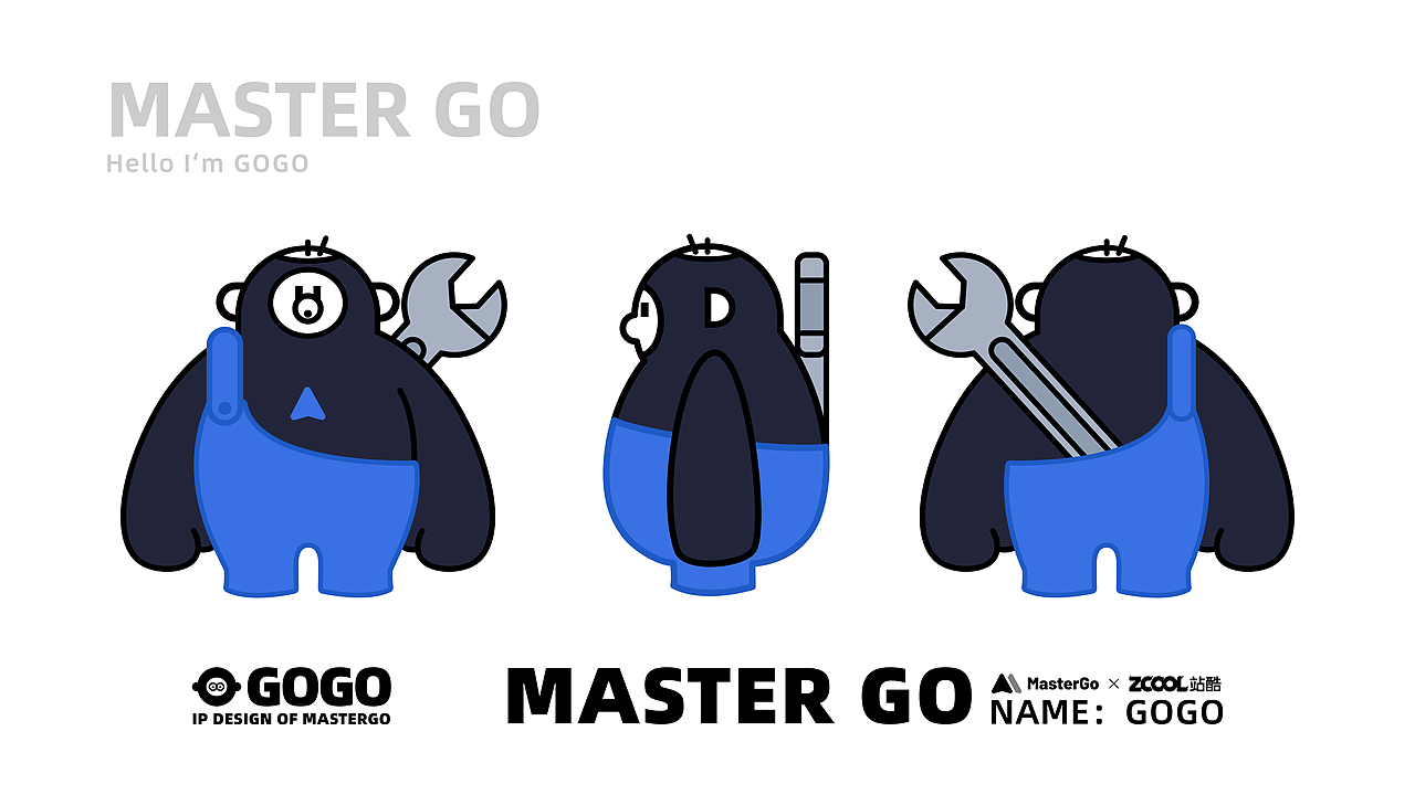 MasterGo IP形象设计-GOGO(图ZMzA1MTE5MjY0) - IP形象 - 站酷设计师积极设计原创素材 - 站酷ZCOOL