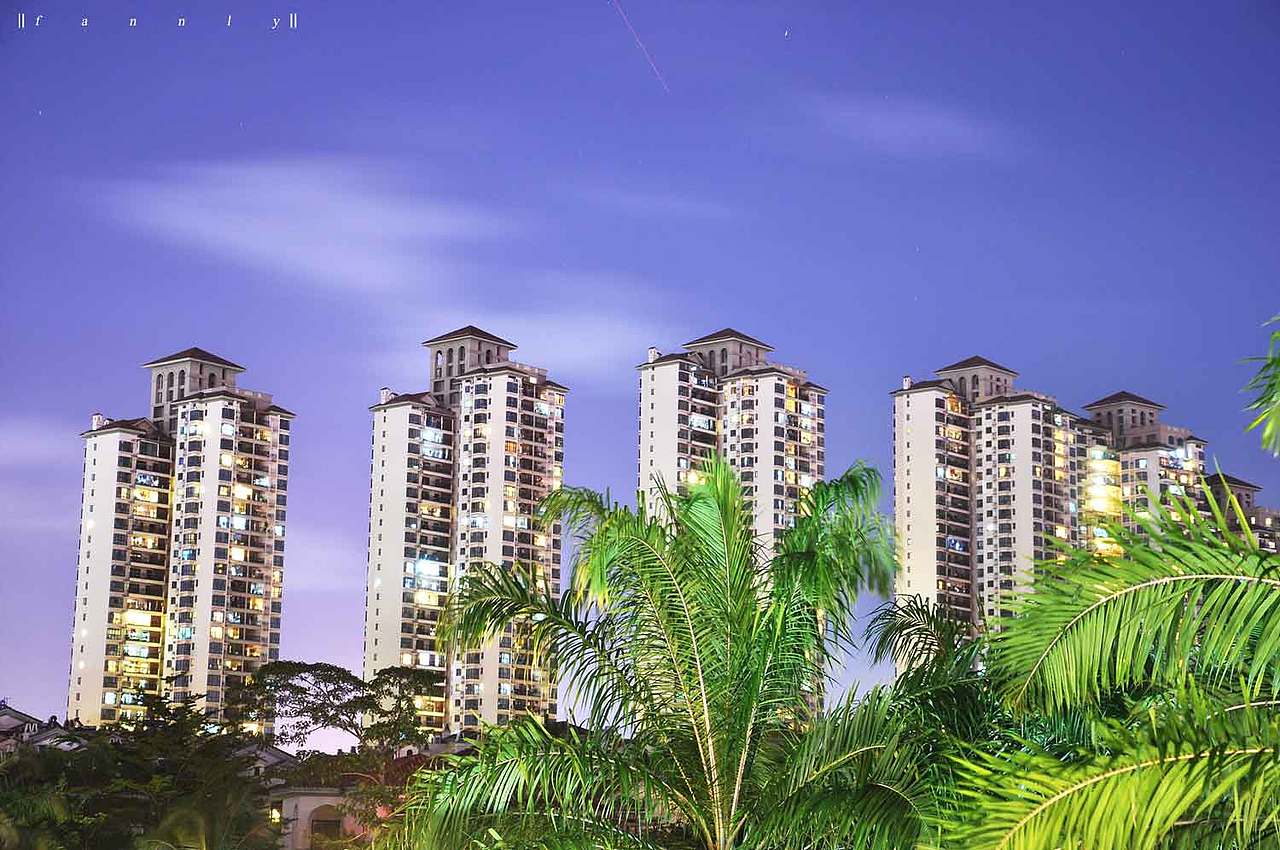 万科城夜行（图ZMTA4NDI2NTI=） - 风光摄影 - 站酷设计师迷雾0220原创素材 - 站酷ZCOOL