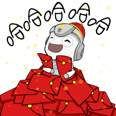 笑宝机器人过新年表情包（图ZMjg1OTQwNjEy） - IP形象 - 站酷设计师Danel六原创素材 - 站酷ZCOOL
