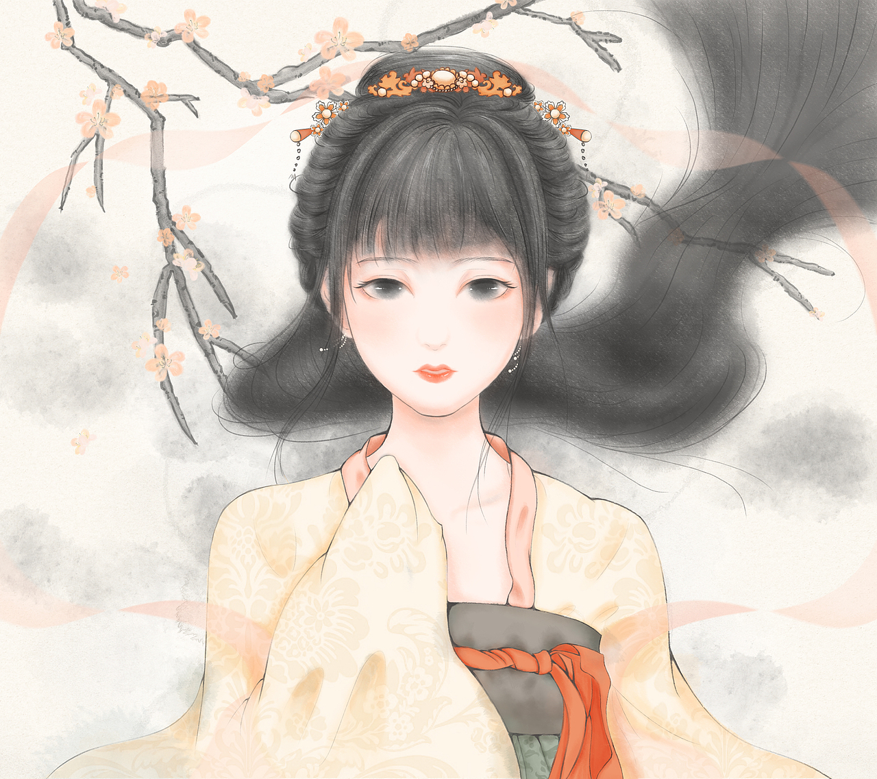 国风人物练习（图ZMjY0ODQyNTQ0） - 创作习作 - 站酷设计师夜祐仴原创素材 - 站酷ZCOOL