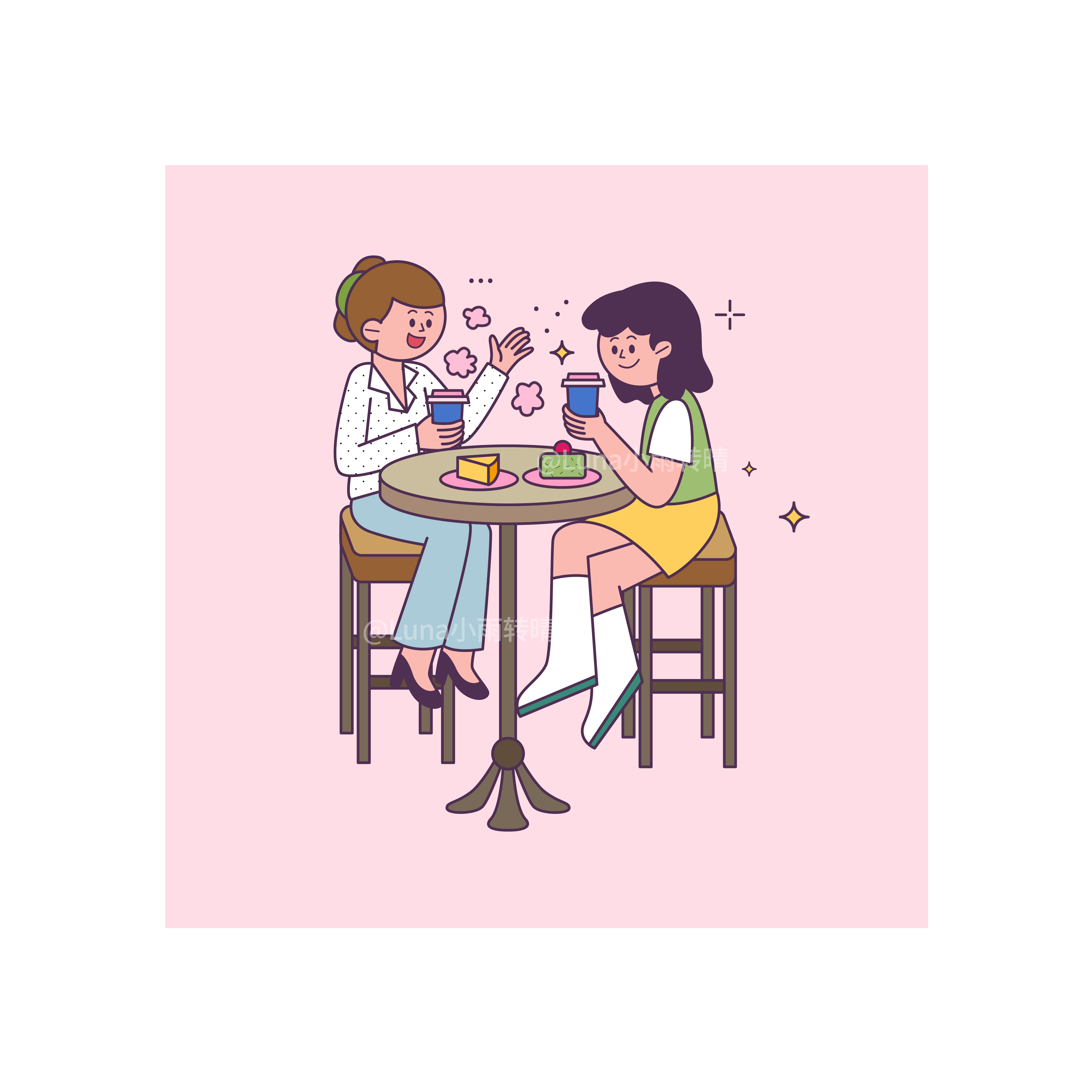 春日市集 | 与春天有关的一切🌸🍃（图ZMjkyOTk0NTQ0） - 商业插画 - 站酷设计师栾雨Luna原创素材 - 站酷ZCOOL