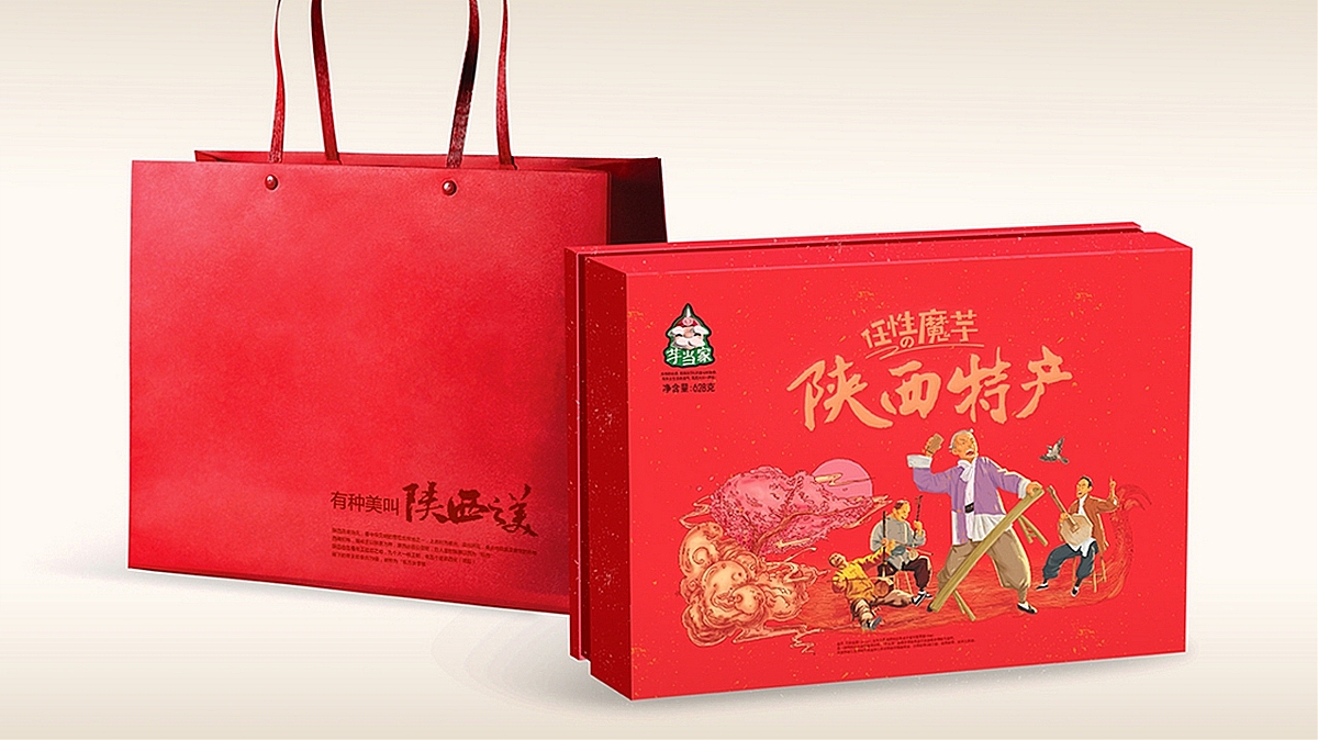 有一种美,叫陕西之美,雪魔芋铁盒伴手礼陕西特产