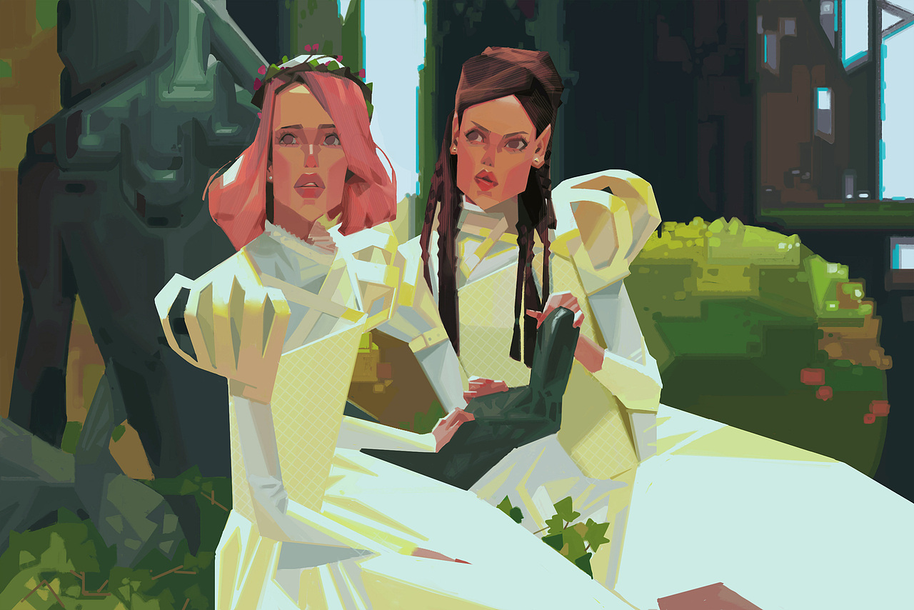 电影故事系列六- 女王与公主（图ZMjk0MDc0MDAw） - 创作习作 - 站酷设计师布鲁布鲁朵原创素材 - 站酷ZCOOL