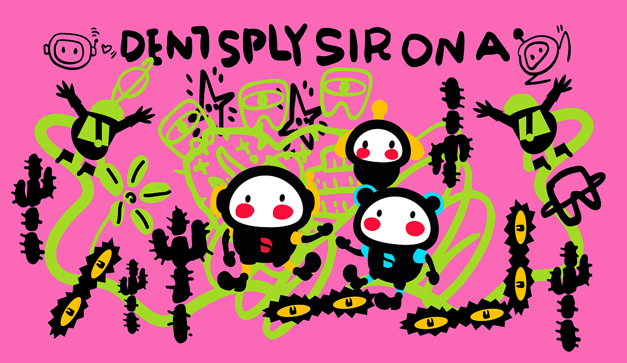 小心你的牙齿TAKE CARE YOUR TEETH/IP延展插画系列